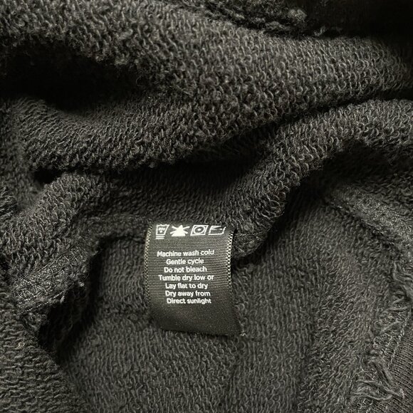 ALALA CYPHER SWEATSHIRT DISTRESSED THRASHED BLK GRUNGE SZ M ELEVATED ATHLEISURE - Picture 9 of 11